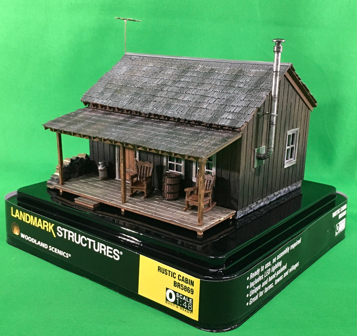 Woodland Scenics BR5869 - Rustic Cabin - MrMuffin'sTrains