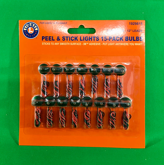 Lionel 1929815 - Peel & Stick Lights (15-Pack) - MrMuffin'sTrains