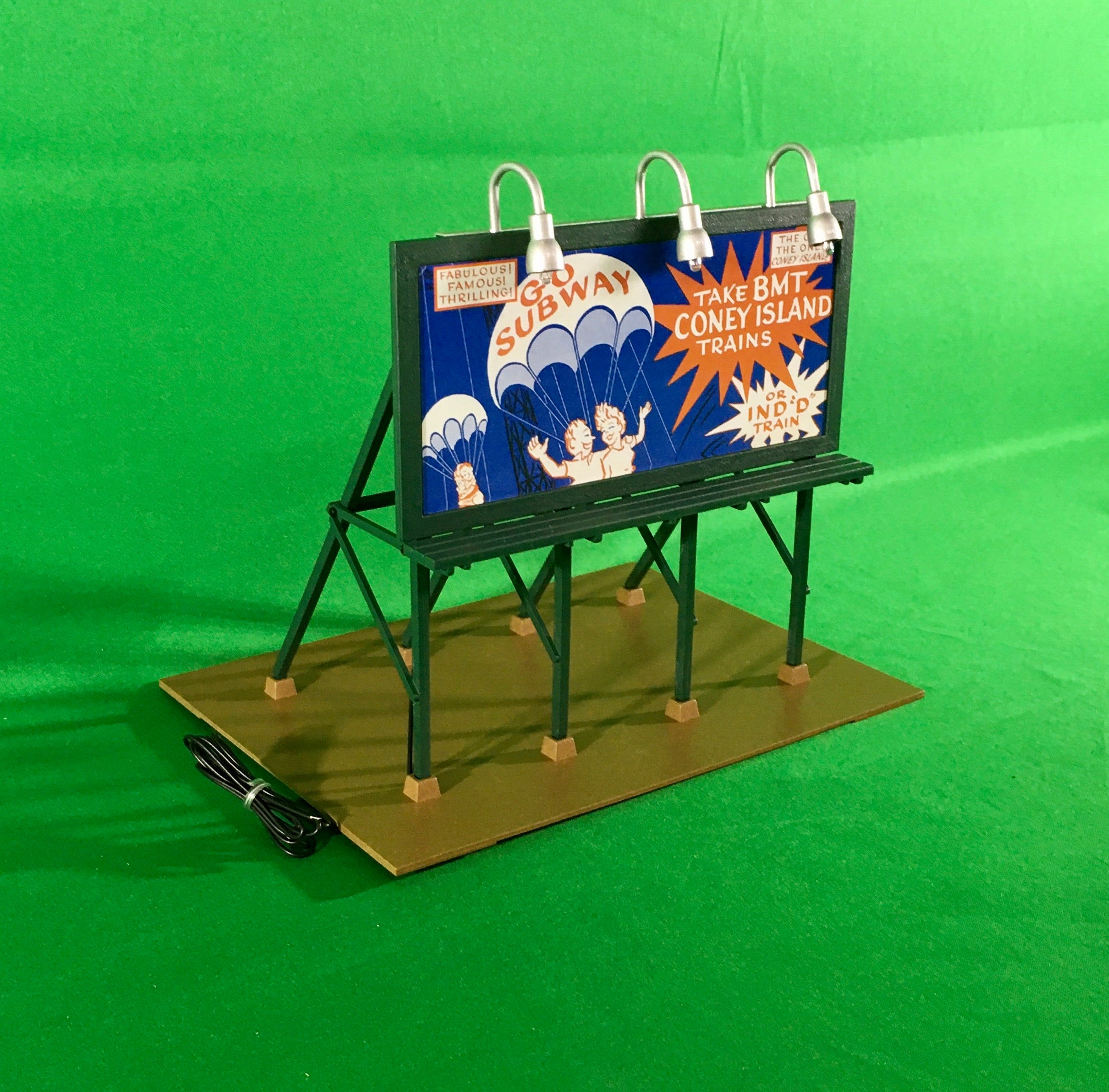 MTH 30-90583 - Lighted Billboard "Go Subway"