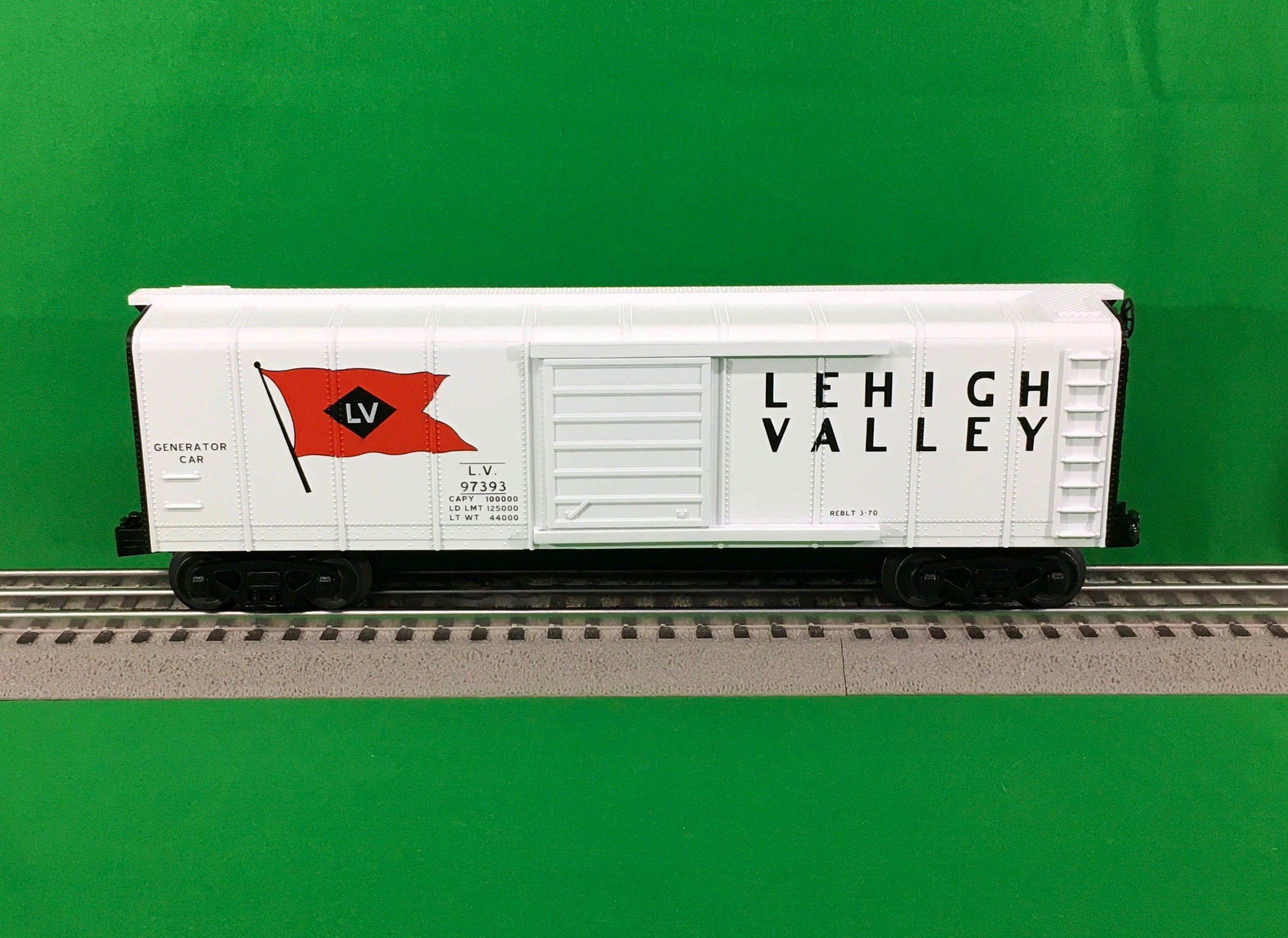MTH 30-71130 - Rounded Roof Box Car "Lehigh Valley" #97393