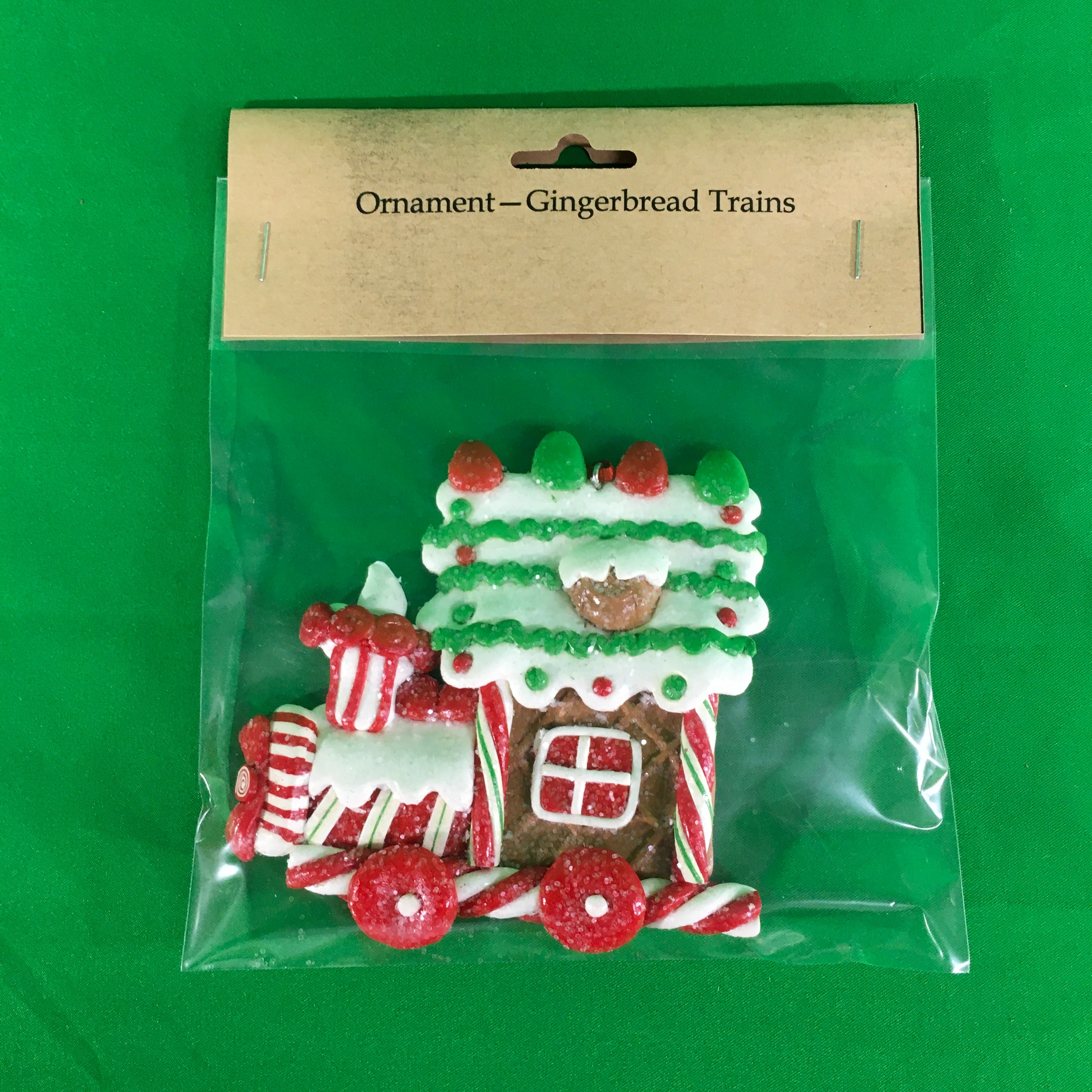 Ornament - Gingerbread Trains