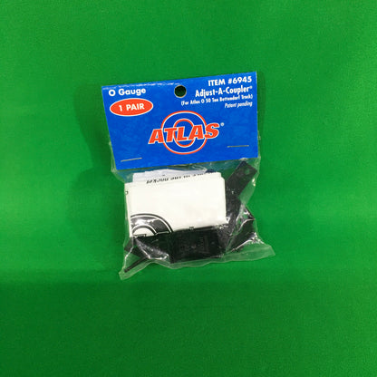 Atlas O 6945 - Adjust-A-Coupler System - 50-Ton Bettendorf Truck (1 Pair)
