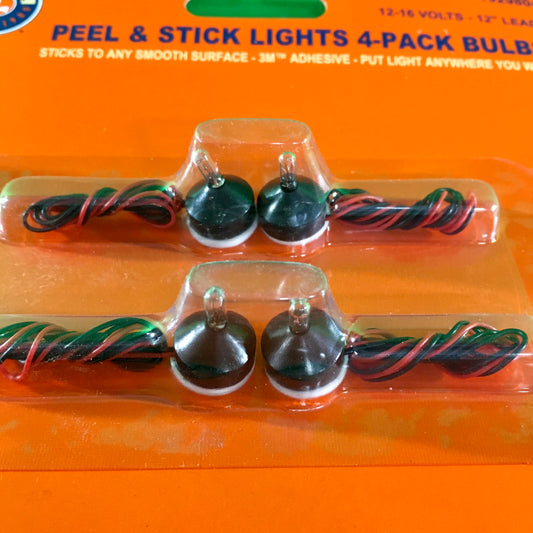 Lionel 1929804 - Peel & Stick Lights (4-Pack) - MrMuffin'sTrains