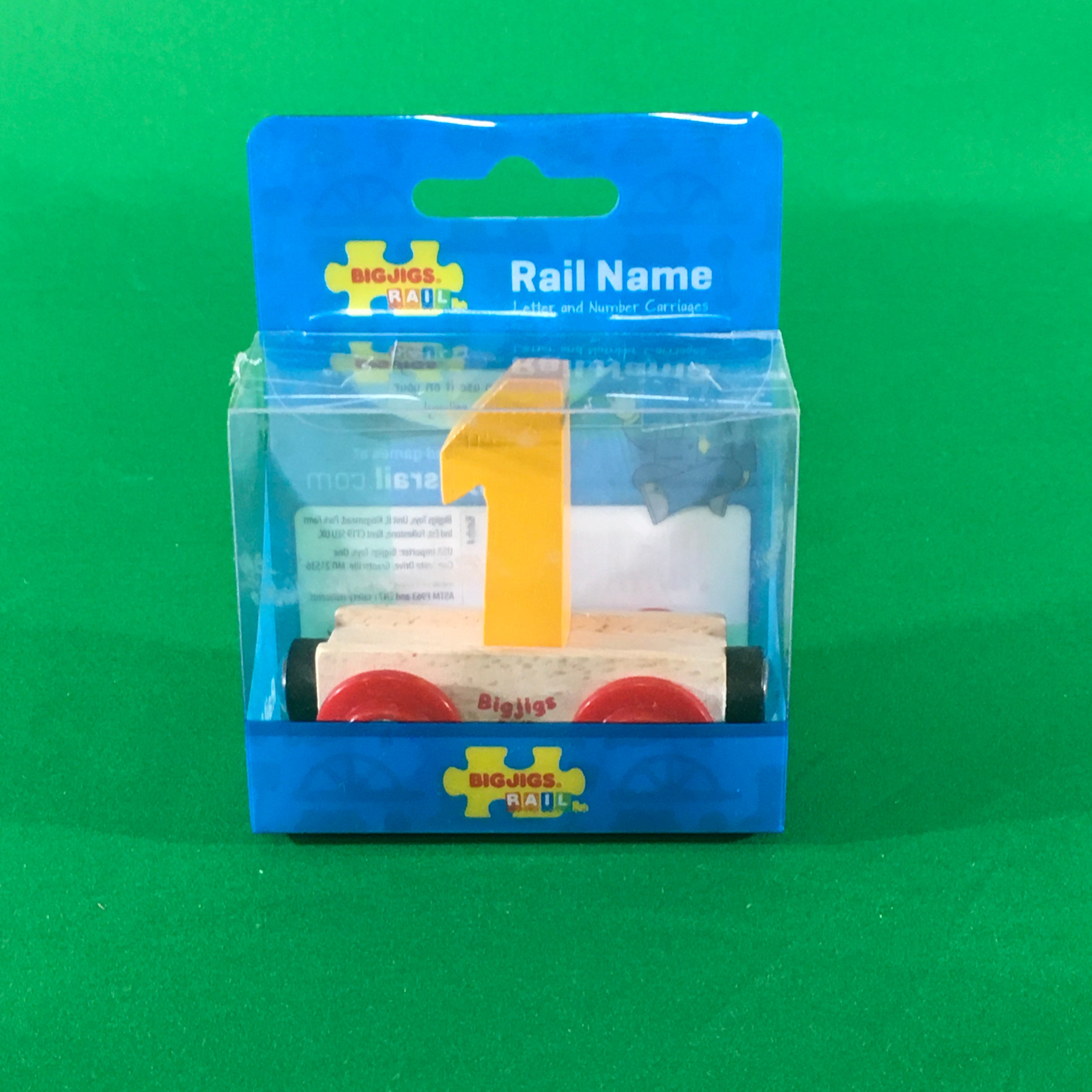 BigJigs BR131 - Rail Name No.1 (Colors Vary)