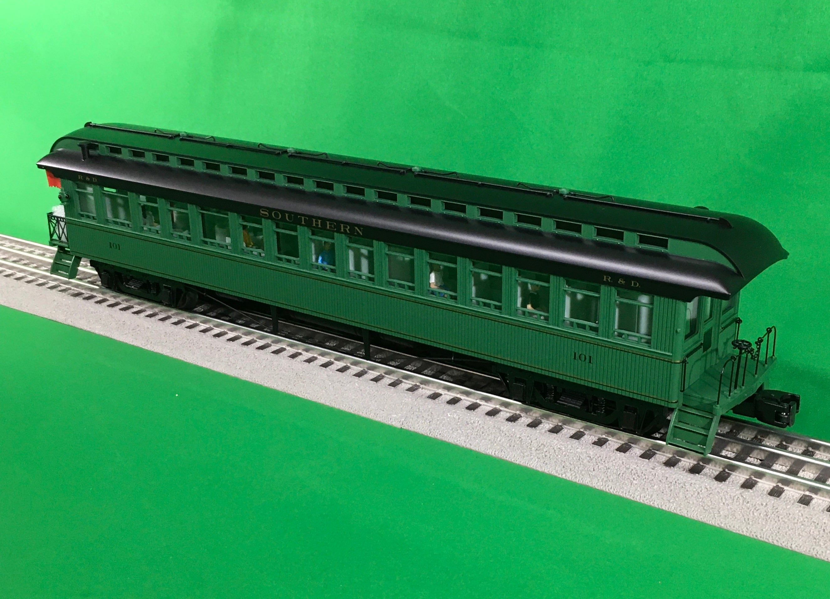 Lionel 2227480 - Wood Coach/Observation "Southern" (2-Car)