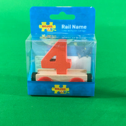 BigJigs BR134 - Rail Name No.4 (Colors Vary) - MrMuffin'sTrains