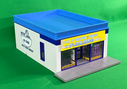 Lionel 2129140 - Building Store "Dr. IP Drips & Sons Plumbing" - MrMuffin'sTrains