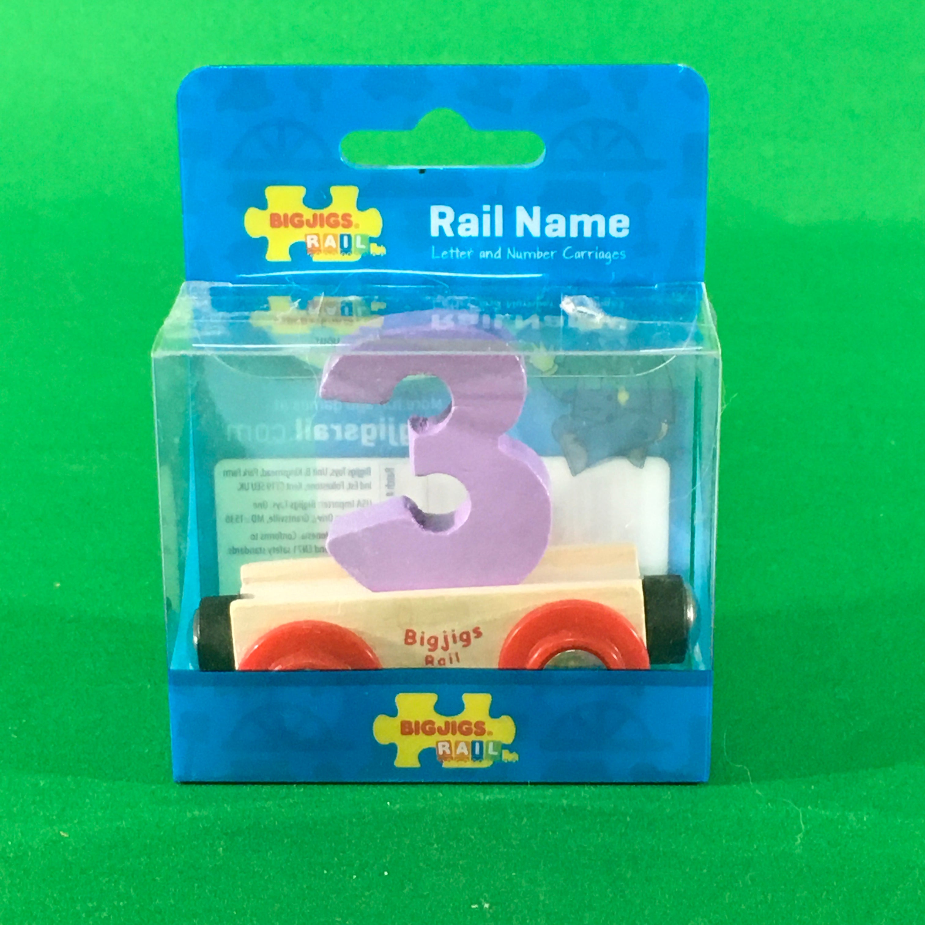 BigJigs BR133 - Rail Name No.3 (Colors Vary)