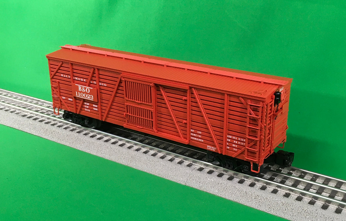 Lionel 2226880 - Vision Line Stock Car "Baltimore & Ohio" (3-Car) - MrMuffin'sTrains