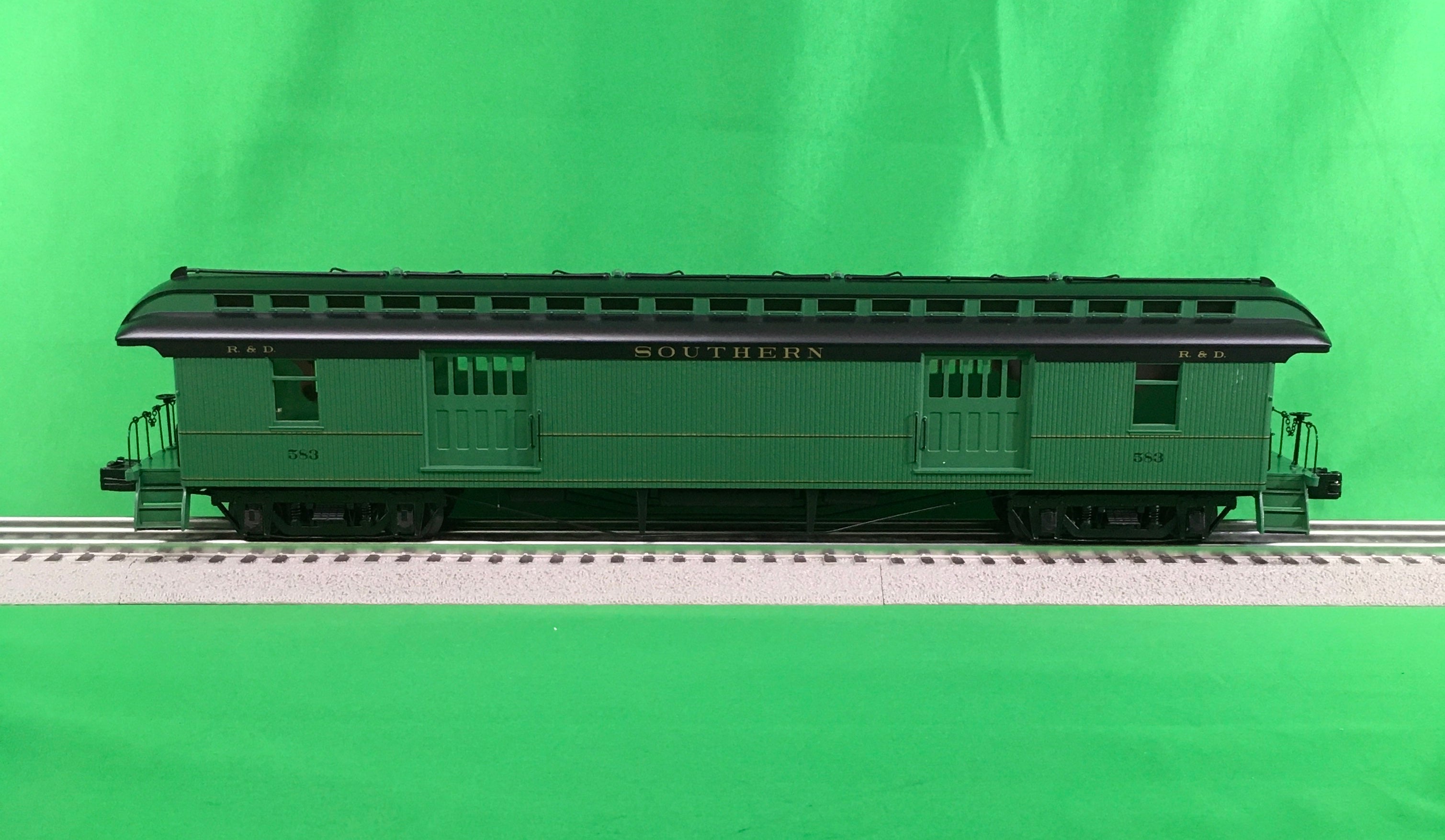 Lionel 2227460 - Wood Baggage/Coach "Southern" (2-Car)