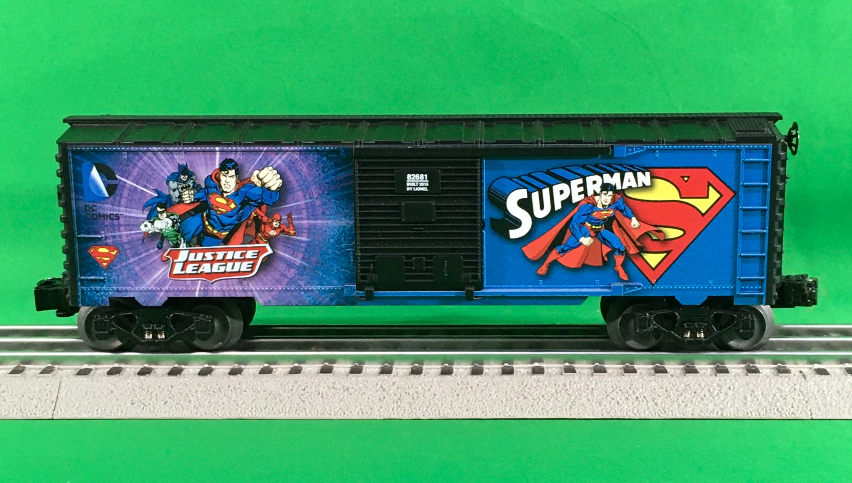 Lionel 6-82684 - DC Comics - Justice League Boxcar "Superman / Green Lantern" (2-Car)