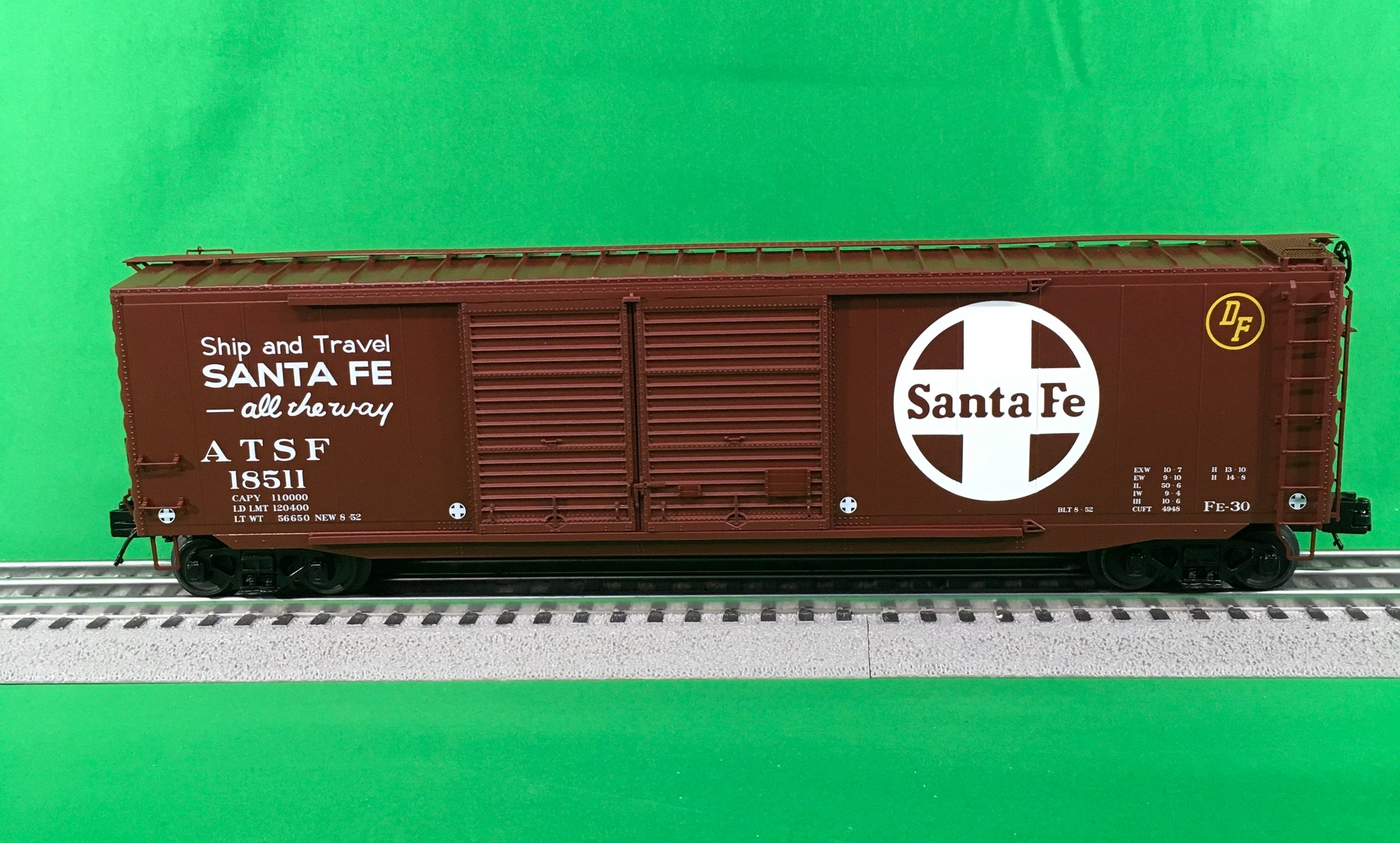 MTH 20-99319 - 50' PS-1 Double Door Box Car "Santa Fe"