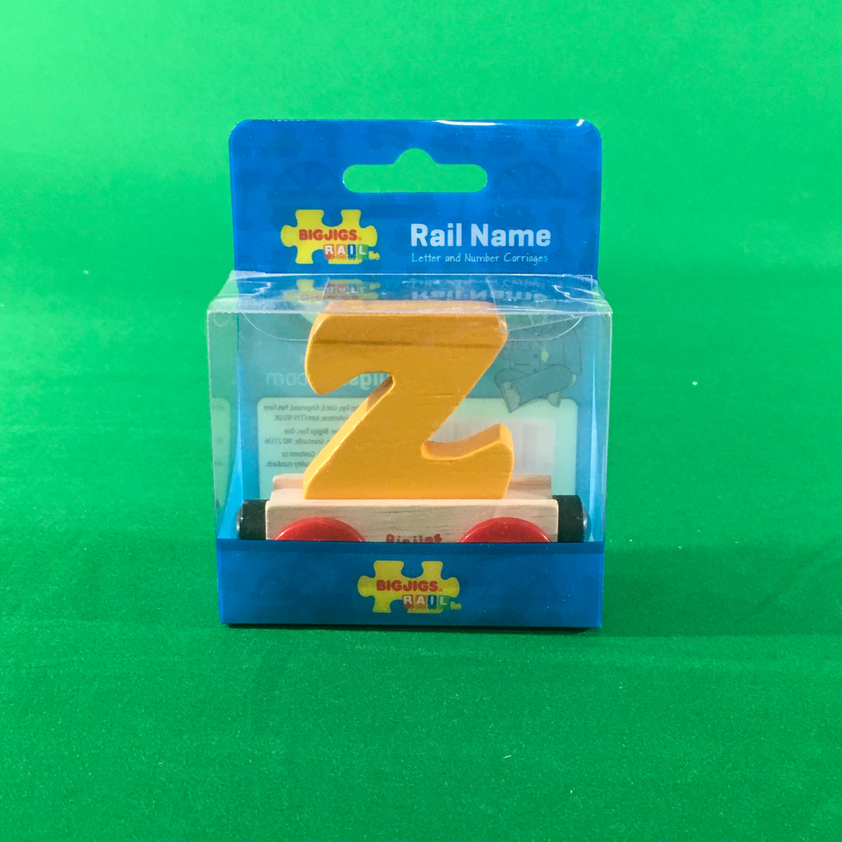 BigJigs BR126 - Rail Name Letter Z (Colors Vary) - MrMuffin'sTrains