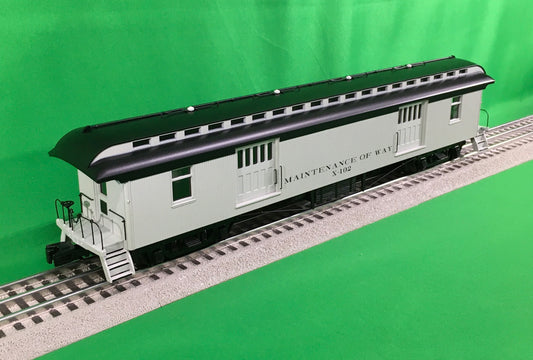 Lionel 2227400 - Wood Baggage/Coach "MOW" (2-Car) - MrMuffin'sTrains