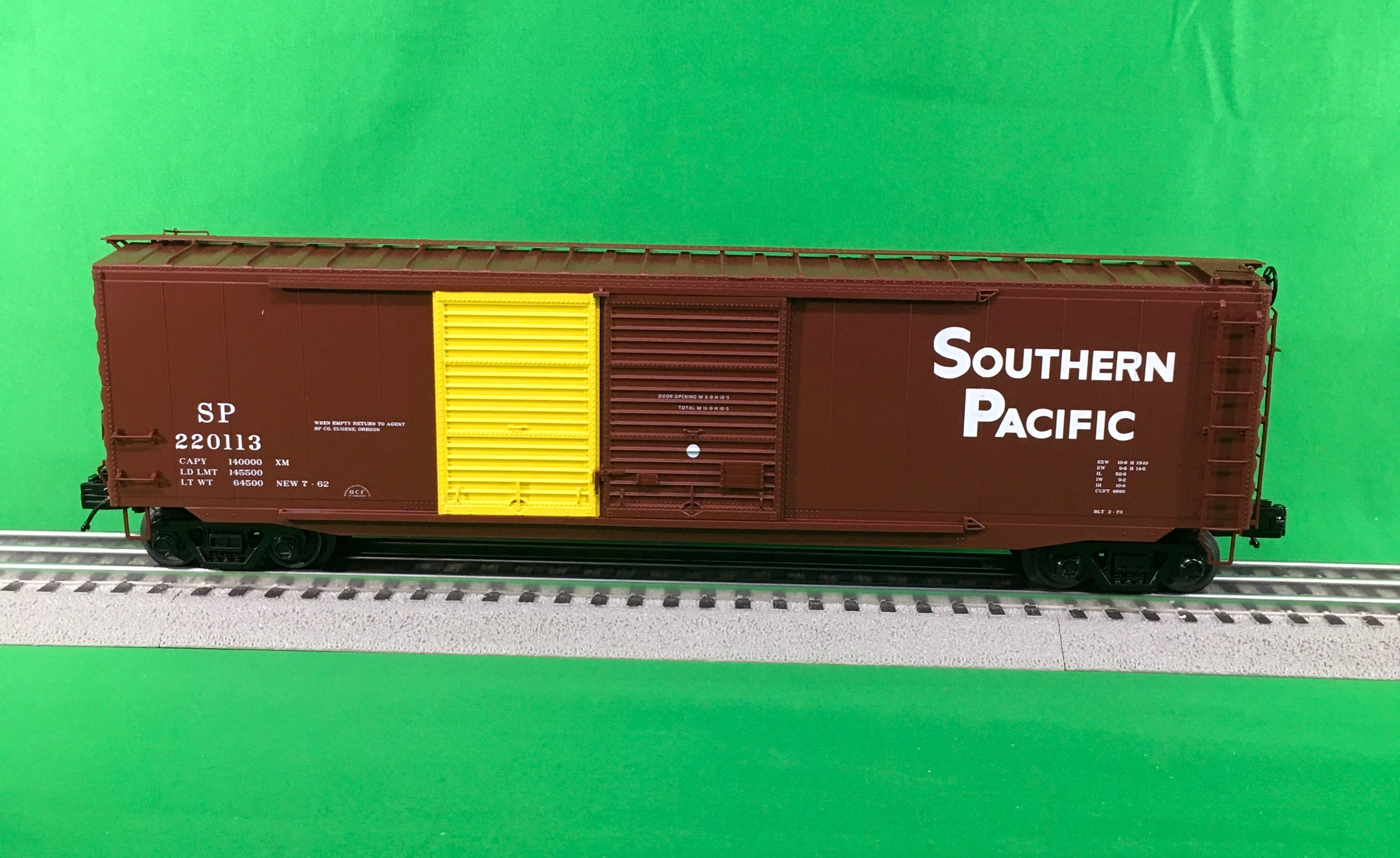 MTH 20-99321 - 50' PS-1 Double Door Box Car "Southern Pacific" #99321 - Custom Run for Public Delivery Track