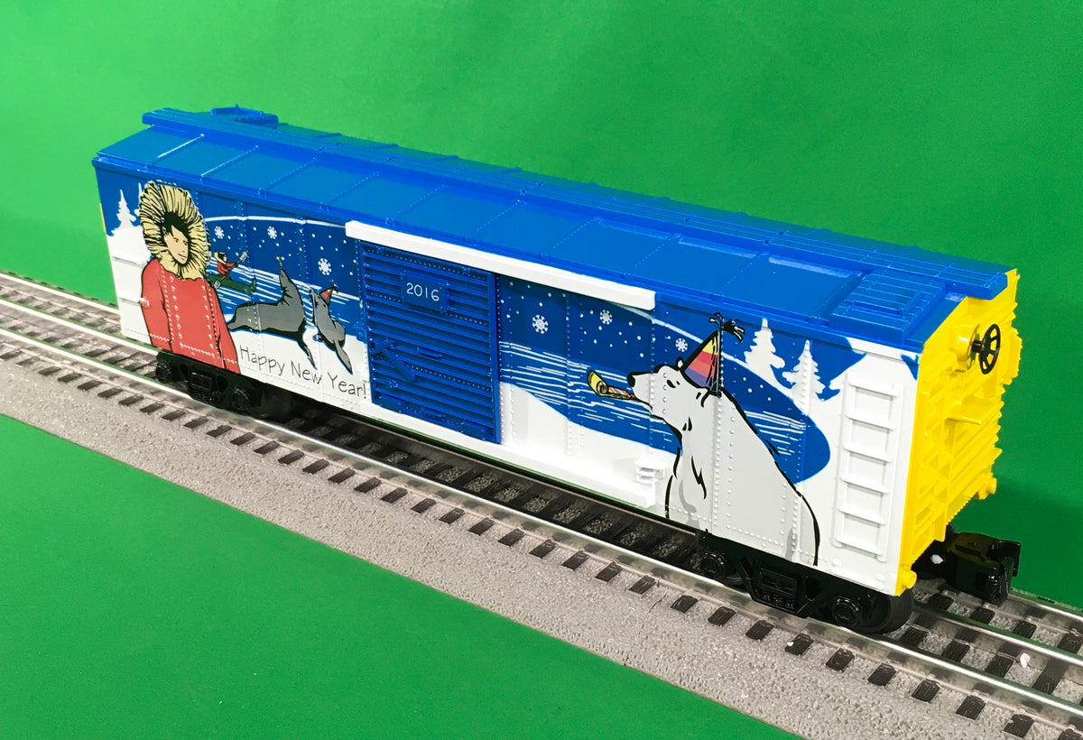 MTH 30-74825 - Box Car "Happy New Year" - MrMuffin'sTrains