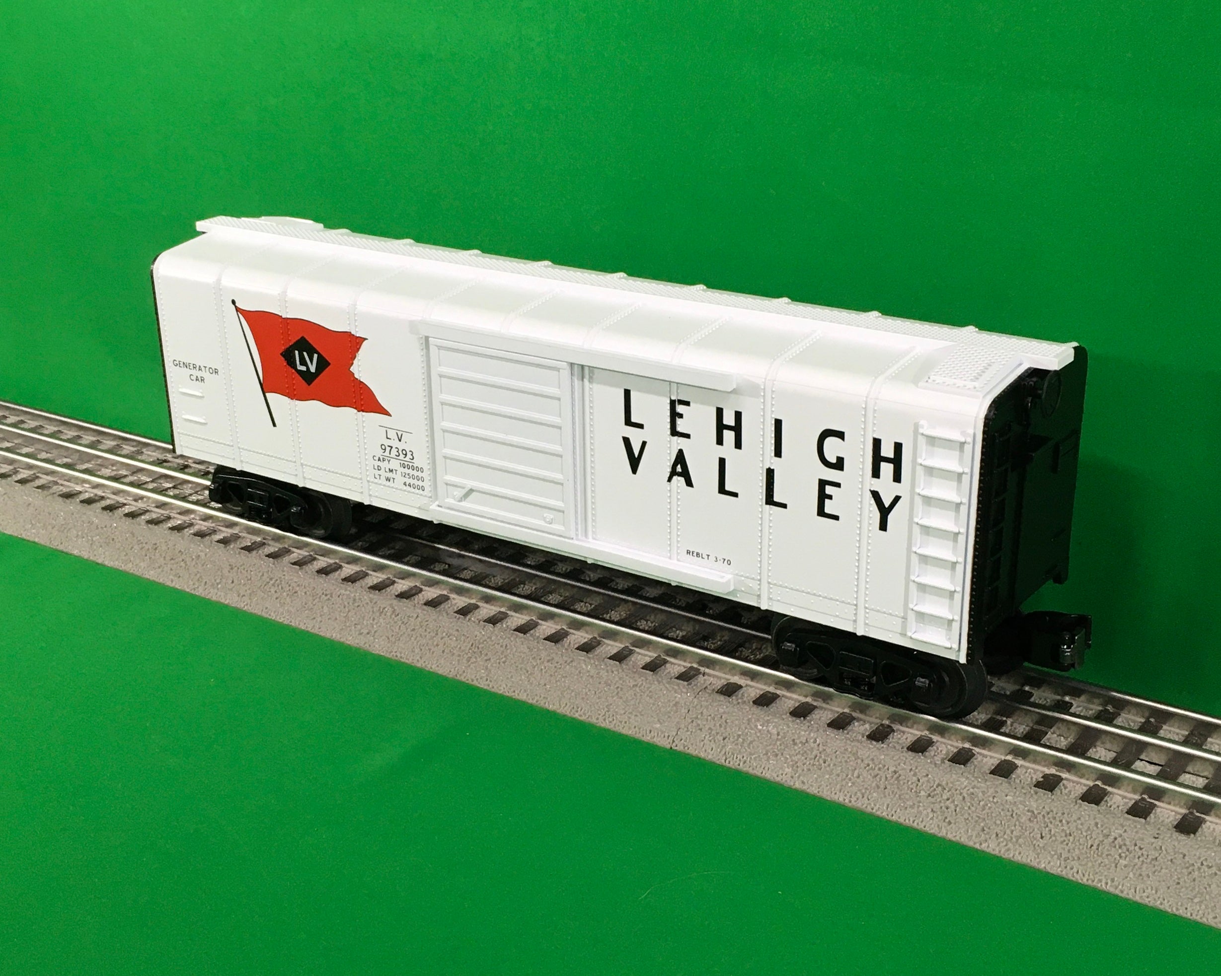 MTH 30-71130 - Rounded Roof Box Car "Lehigh Valley" #97393