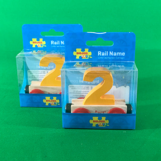 BigJigs BR132 - Rail Name No.2 (Colors Vary) - MrMuffin'sTrains