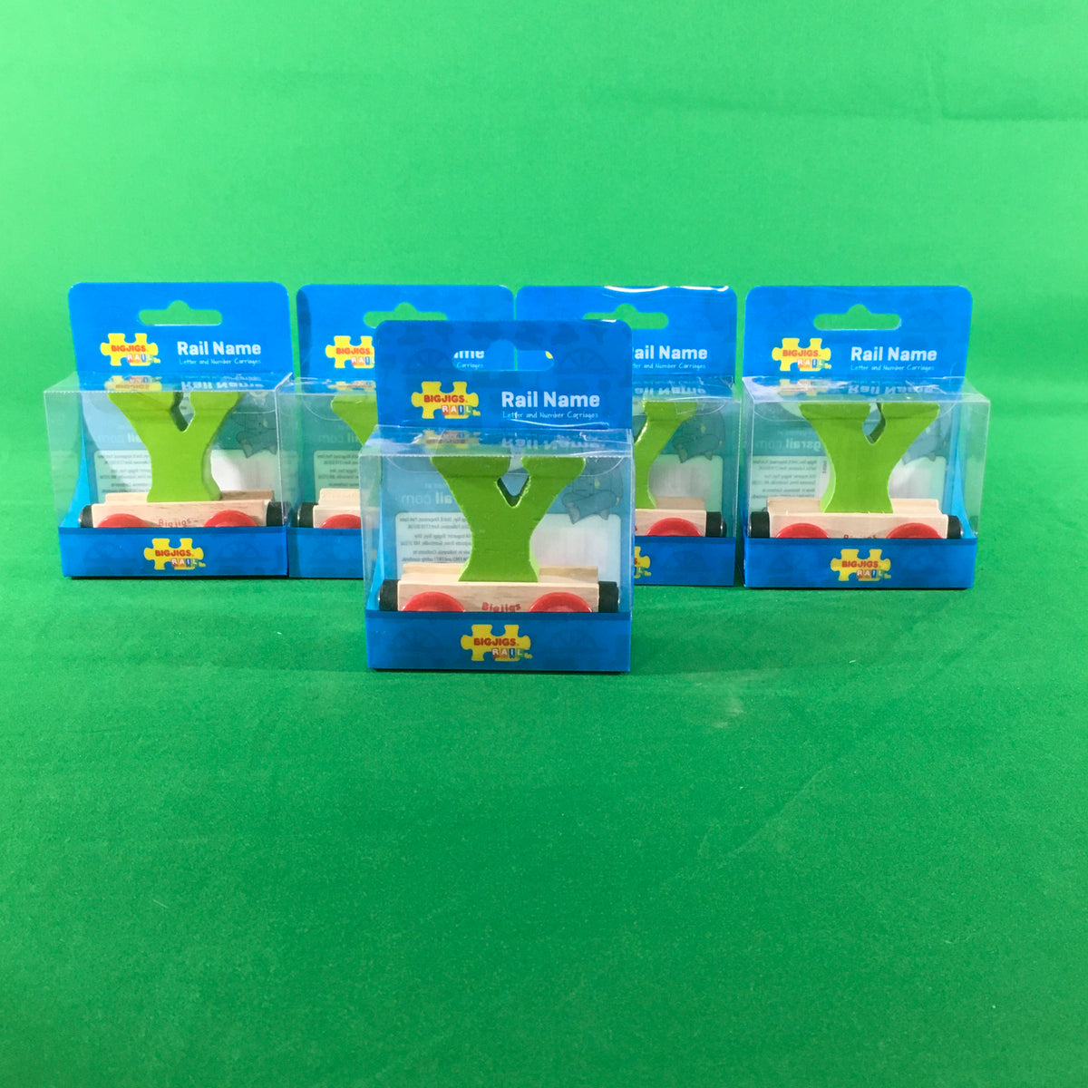 BigJigs BR125 - Rail Name Letter Y (Colors Vary) - MrMuffin'sTrains