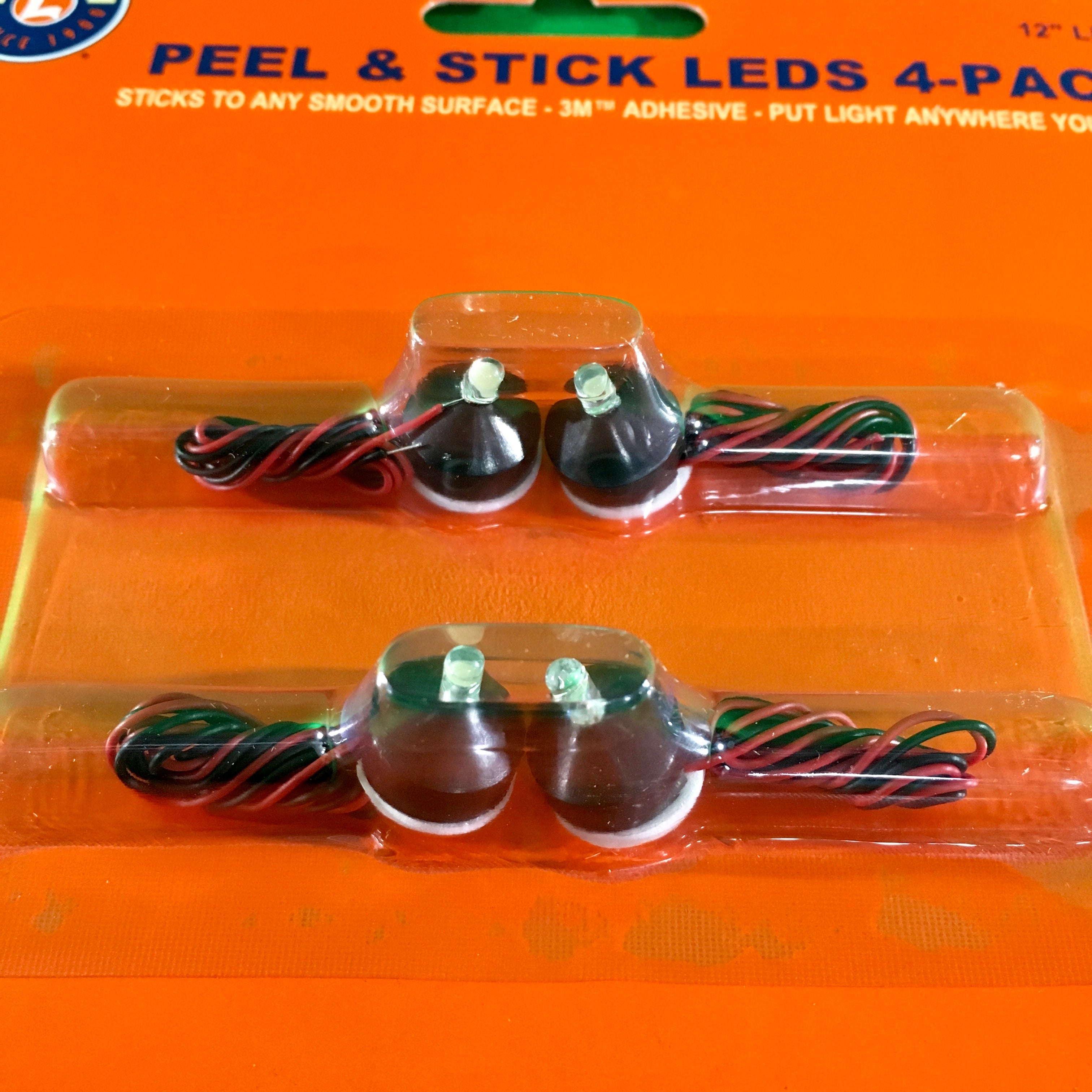 Lionel 1929904 - Peel & Stick LED Lights (4-Pack)