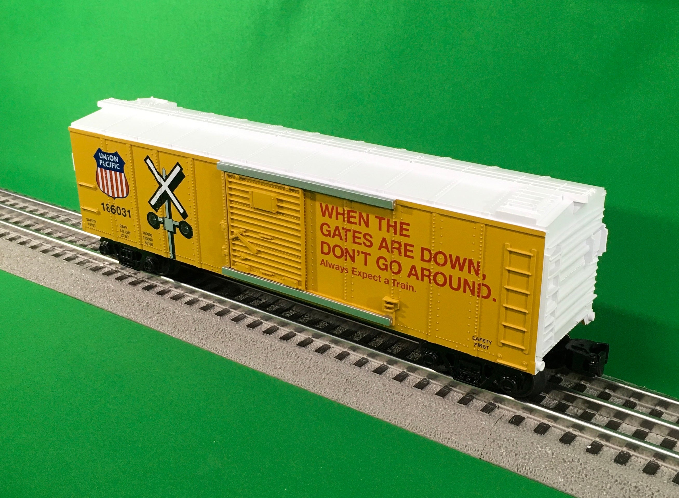 MTH 30-71118 - Box Car "Union Pacific" #186031 w/ Blinking LEDs