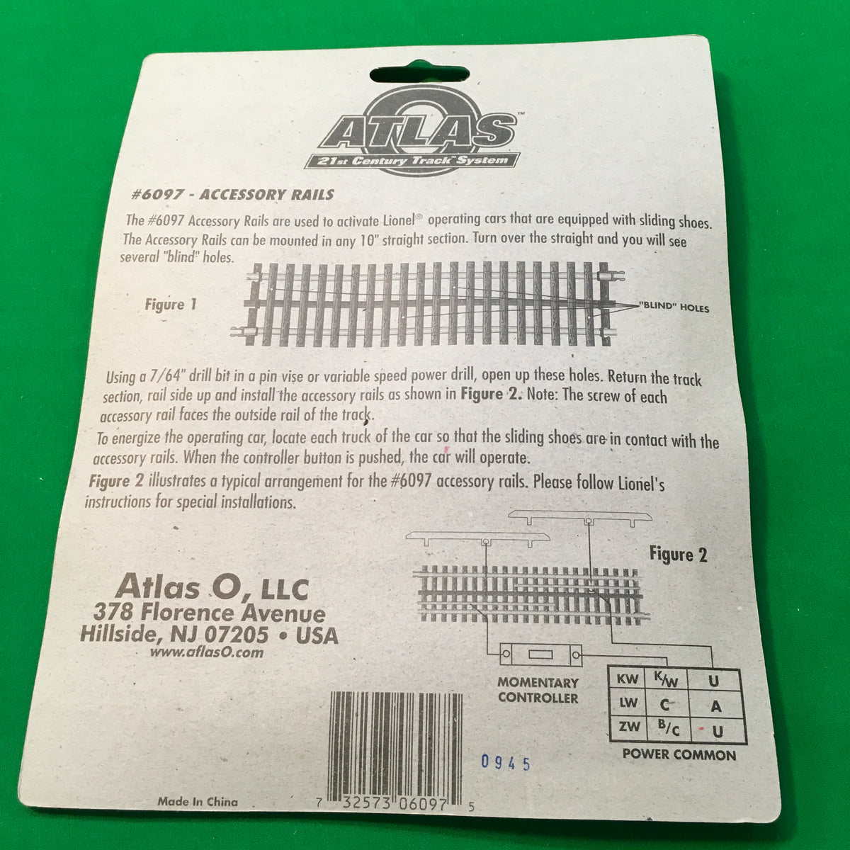 Atlas O 6097 - Accessory Rails - MrMuffin'sTrains
