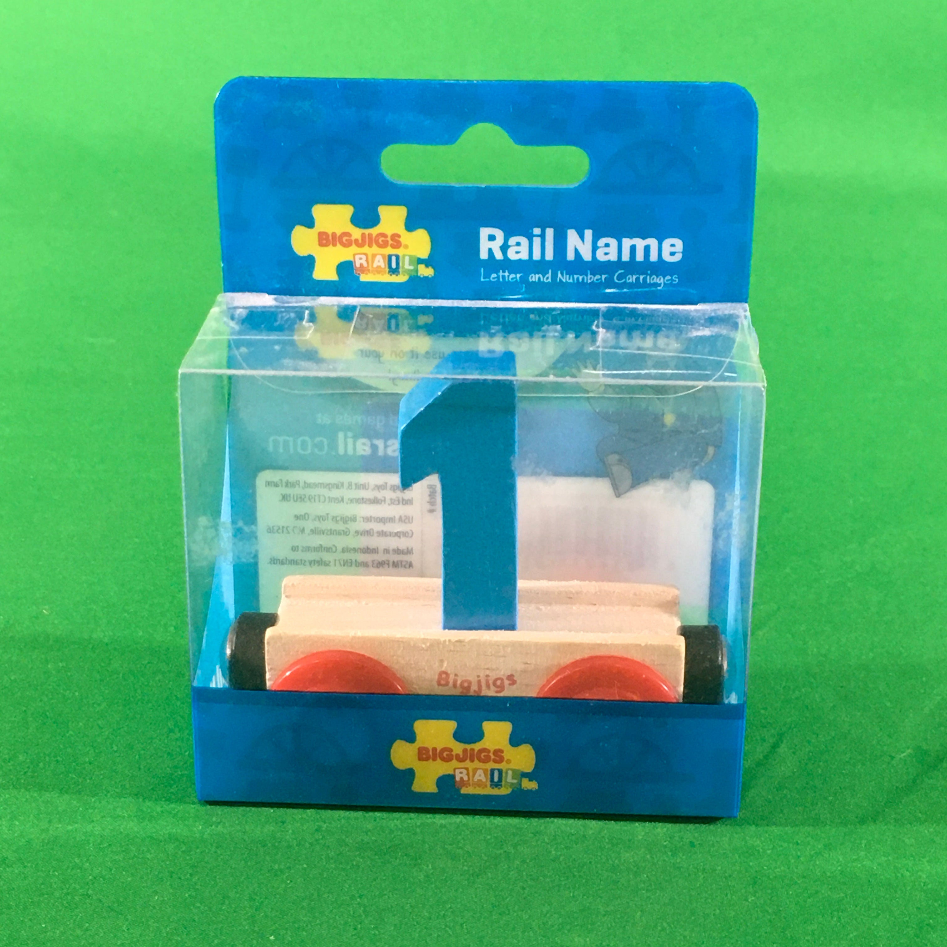 BigJigs BR131 - Rail Name No.1 (Colors Vary)