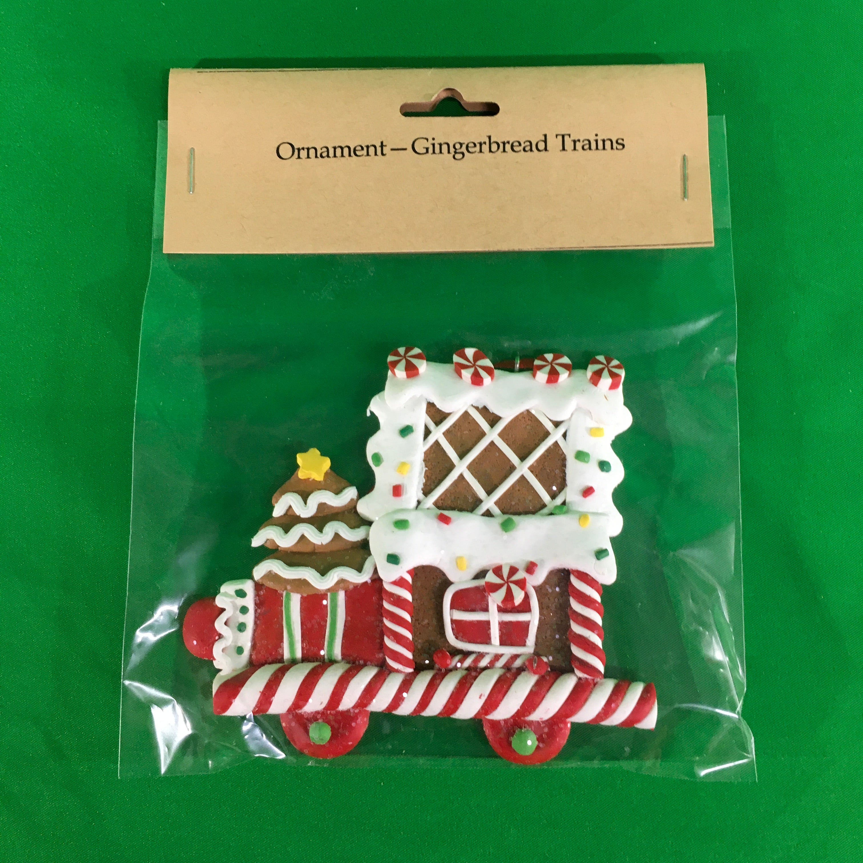 Ornament - Gingerbread Trains