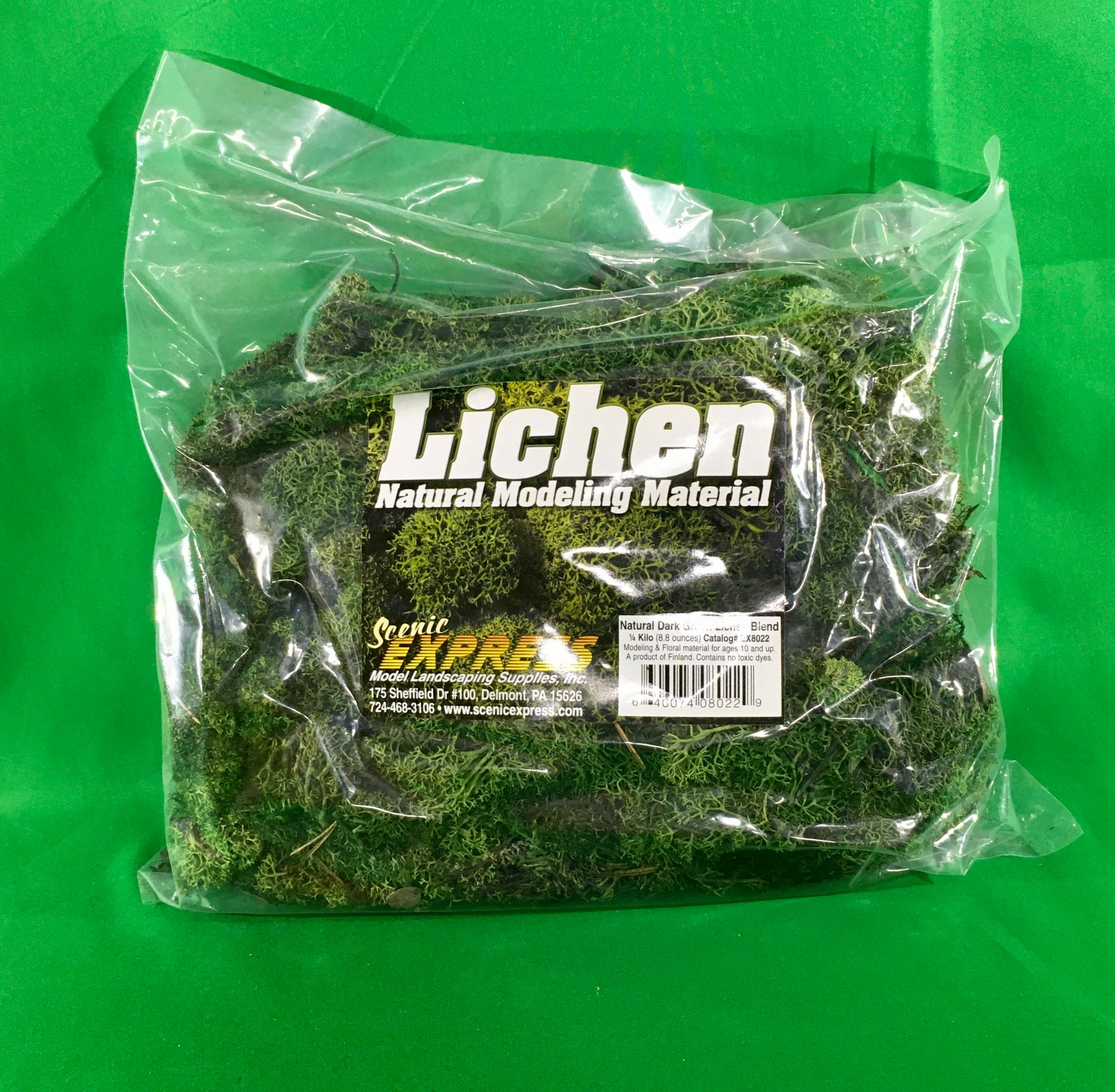 Scenic Express EX8022 - Dark Green Lichen Mix 1/4 Kilo
