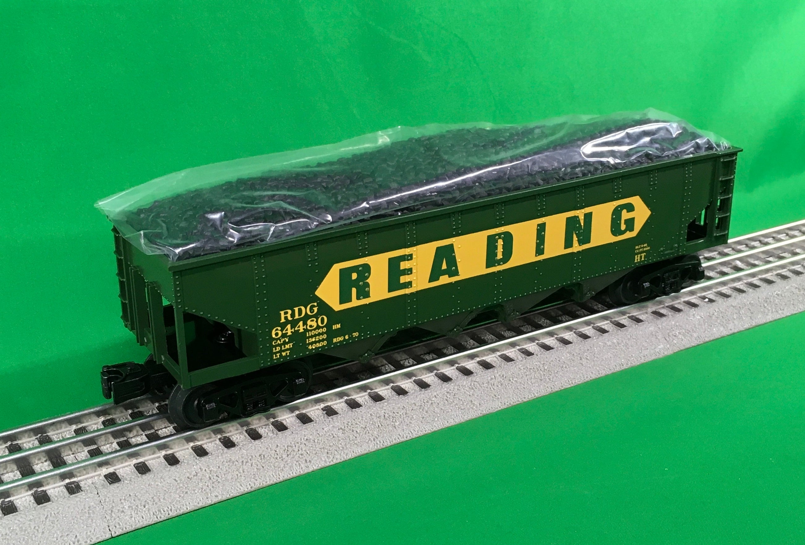 MTH 30-75667 - 4-Bay Hopper Car "Reading" #64480