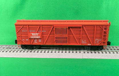 Lionel 2226880 - Vision Line Stock Car "Baltimore & Ohio" (3-Car) - MrMuffin'sTrains