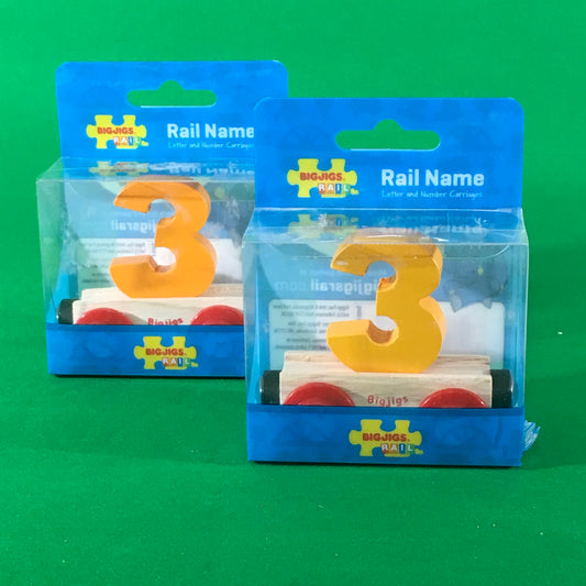 BigJigs BR133 - Rail Name No.3 (Colors Vary) - MrMuffin'sTrains
