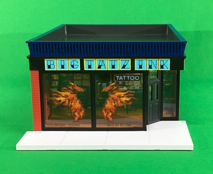 Lionel 2129010 - Building Store "Big Tatz Ink" - MrMuffin'sTrains