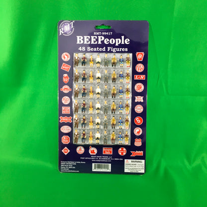 Ready Made Trains RMT-99417 - Seated Figures (48 Pack) - MrMuffin'sTrains