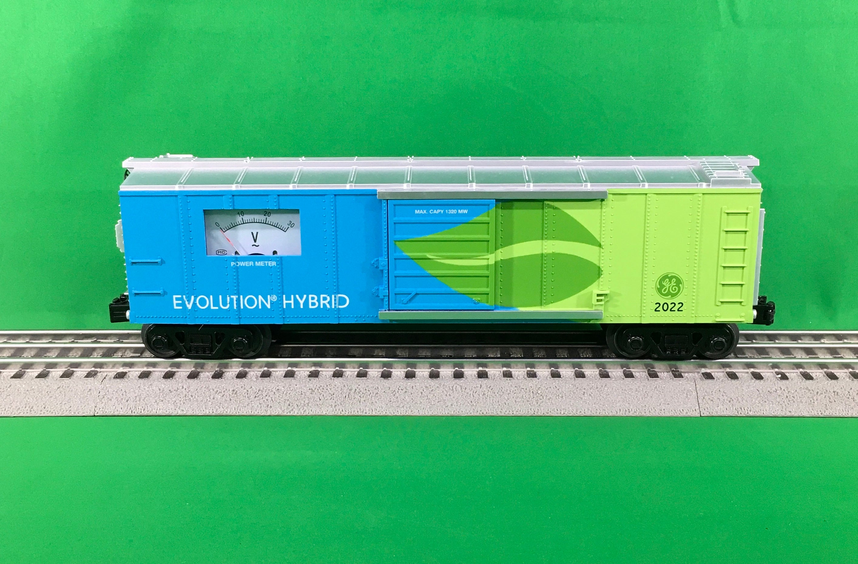 MTH 30-71107 - Box Car G.E. Evolution #2022 w/ Power Meter (GEVO