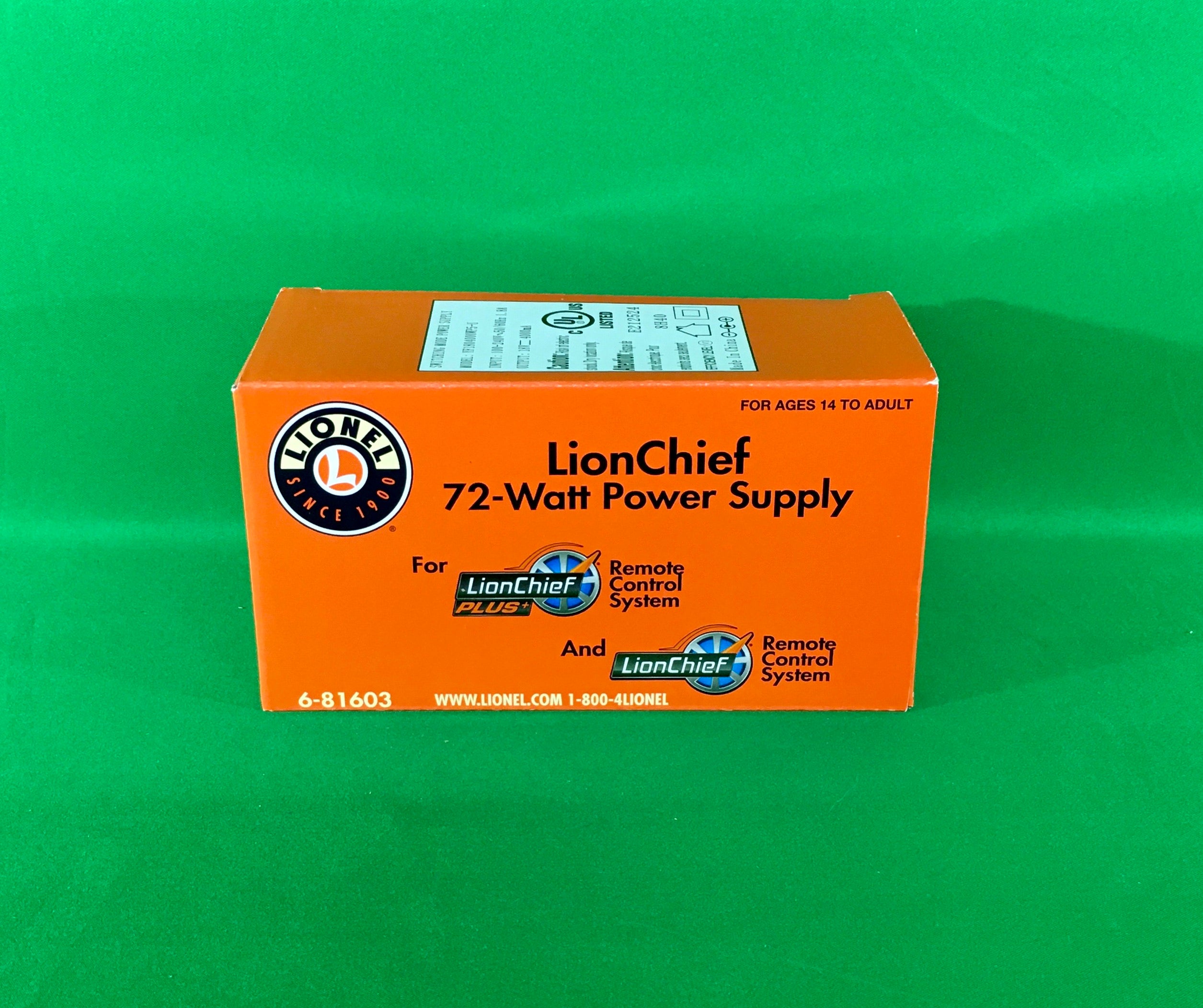 Lionel 6-81603 - Lionchief 72 Watt Power Supply (4AMP)