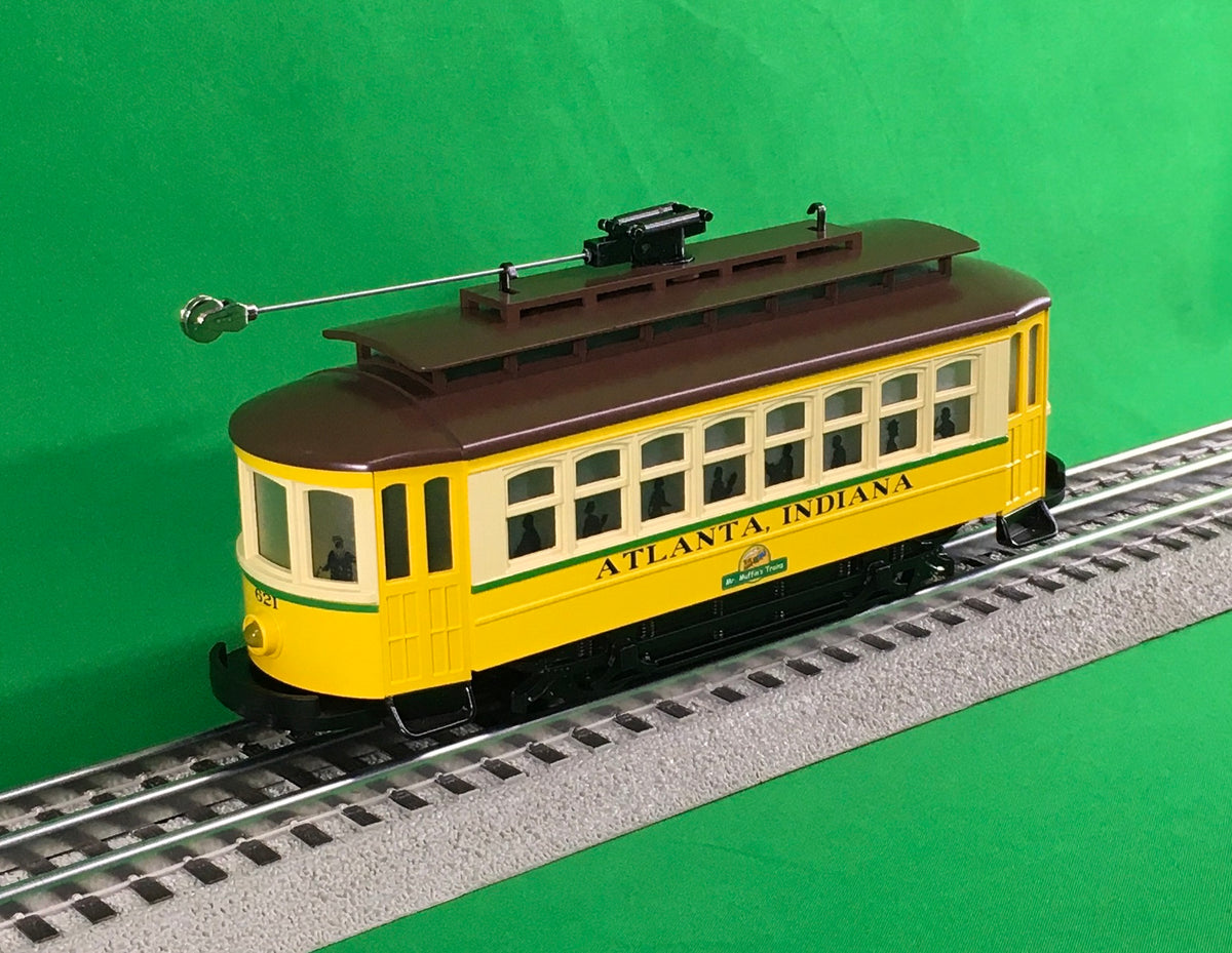 MTH 30-5202 - Bump-n-Go Trolley "Atlanta, IN" - Custom Run for MrMuffin'sTrains - MrMuffin'sTrains