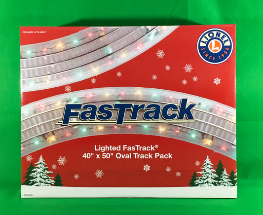 Lionel 2025080 - FasTrack - Lighted - 40 x 50 Oval Track Set - MrMuffin'sTrains