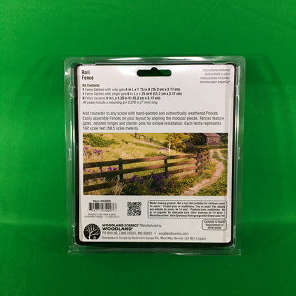 Woodland Scenics A3002 - Rail Fence - MrMuffin'sTrains