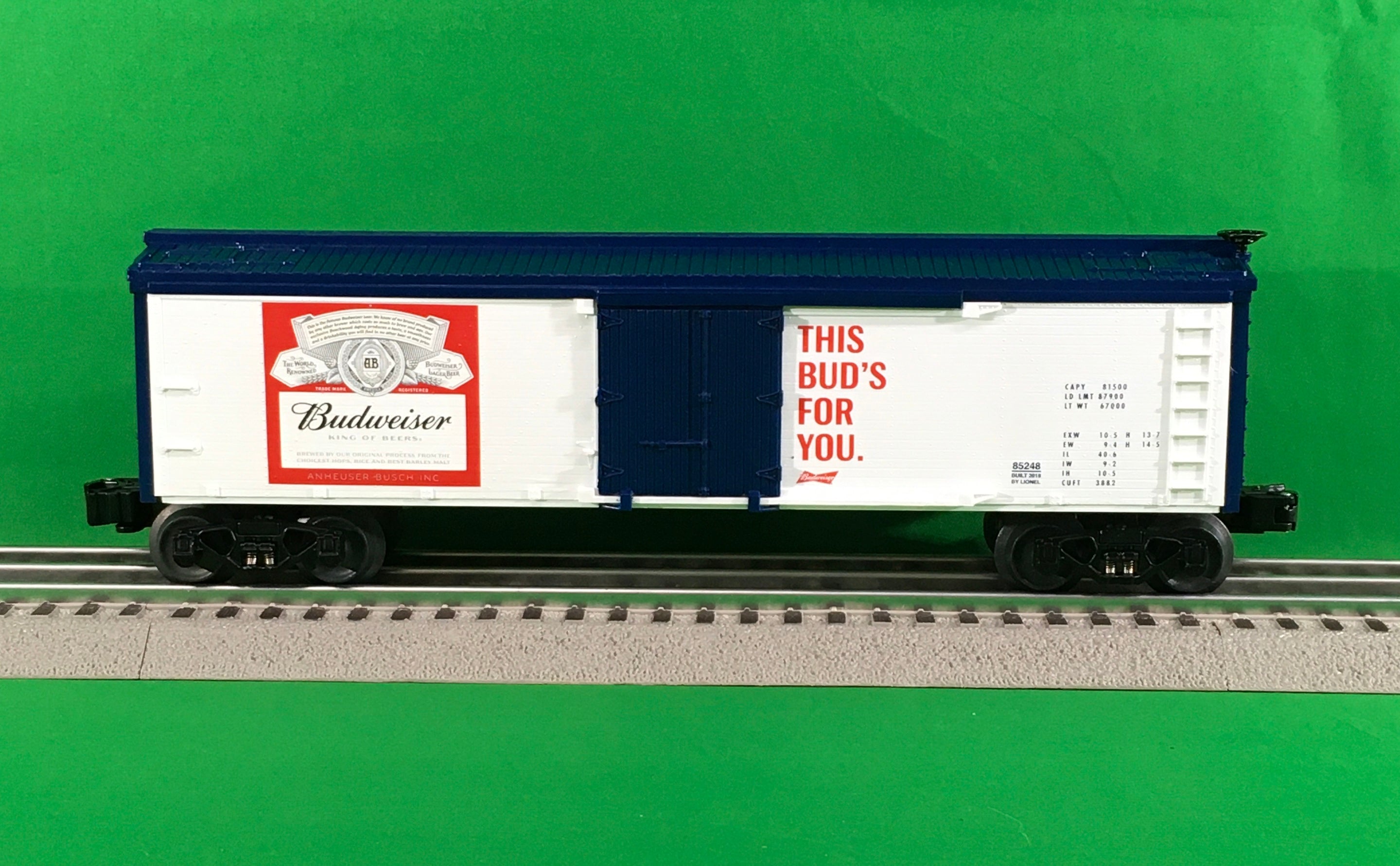 Lionel 6-85248 - Anheuser-Busch - Reefer Car "Budweiser"