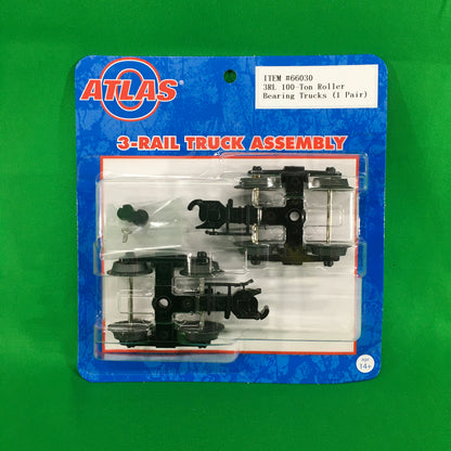 Atlas O 66030 - 100-Ton Roller Bearing 3-Rail Trucks - MrMuffin'sTrains