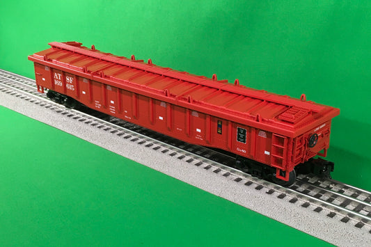 MTH 20-95537 - Premier - Gondola Car "Santa Fe" w/ Cover - MrMuffin'sTrains