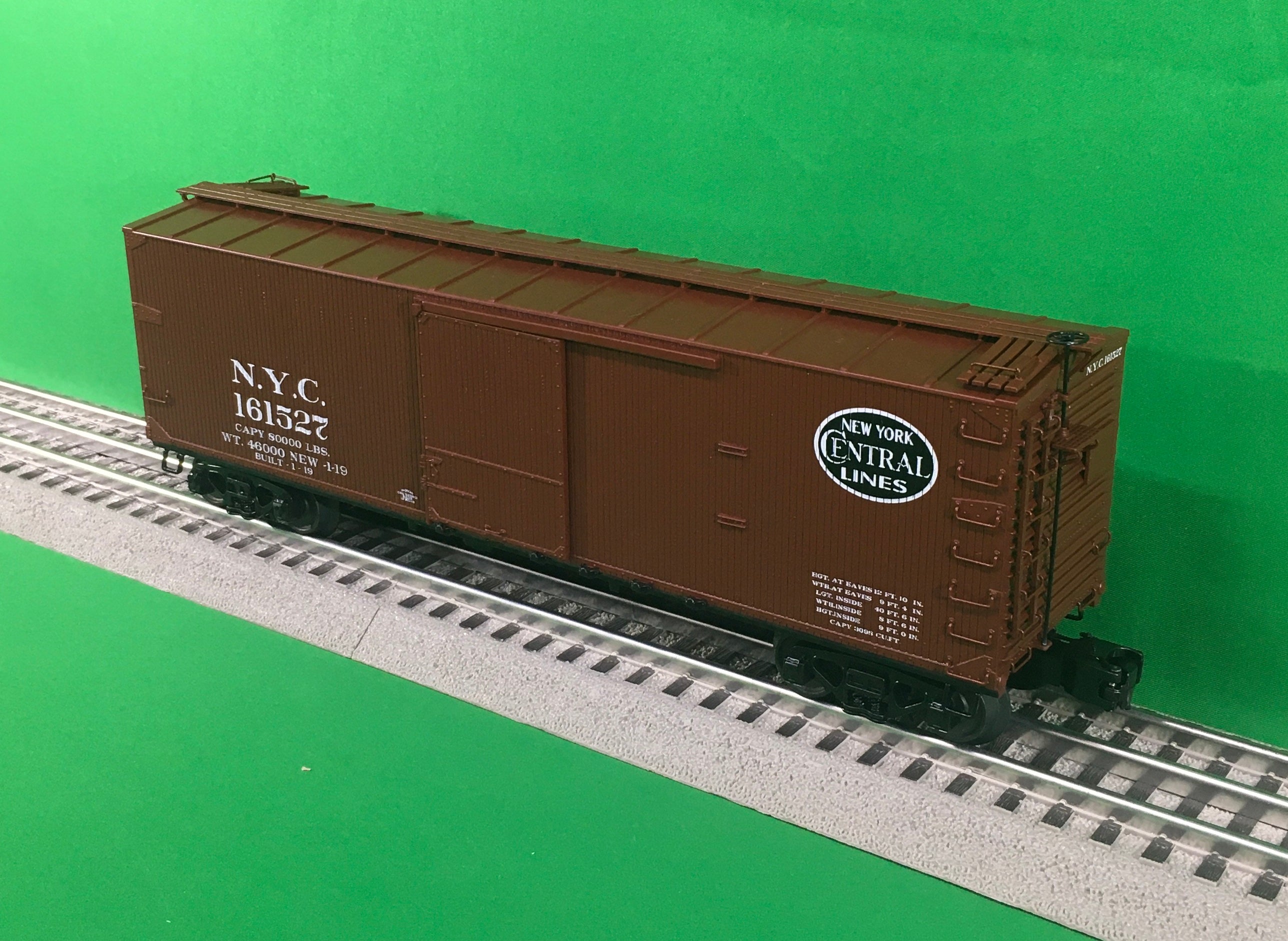 MTH 20-99325 - 40' Double Sheathed Box Car "New York Central"