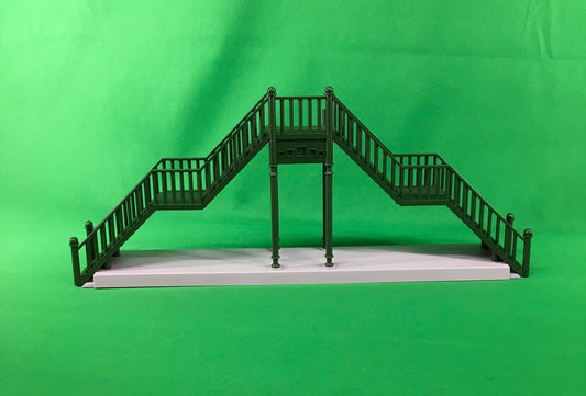 Atlas O 66918-2 - Double Track Pedestrian Crosswalk (Green) - MrMuffin'sTrains
