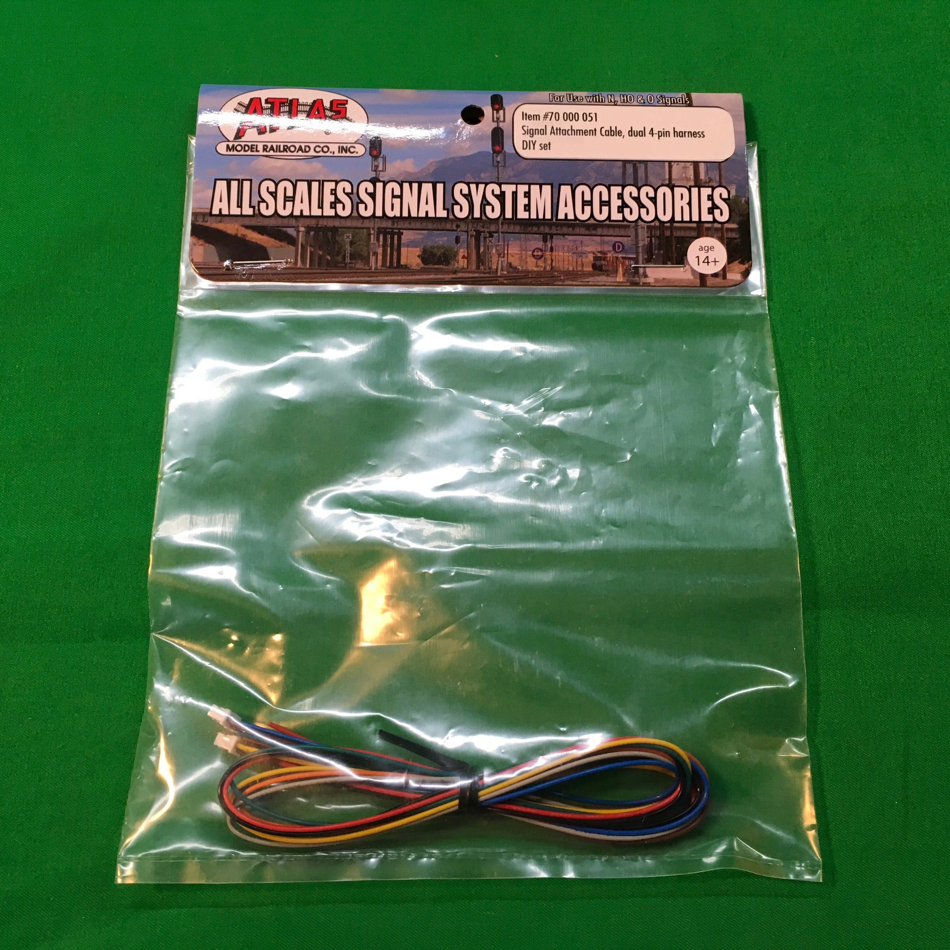 Atlas O 70 000 051 - Signal Attachment Cable (Dual 4-pin Harness DIY Set)