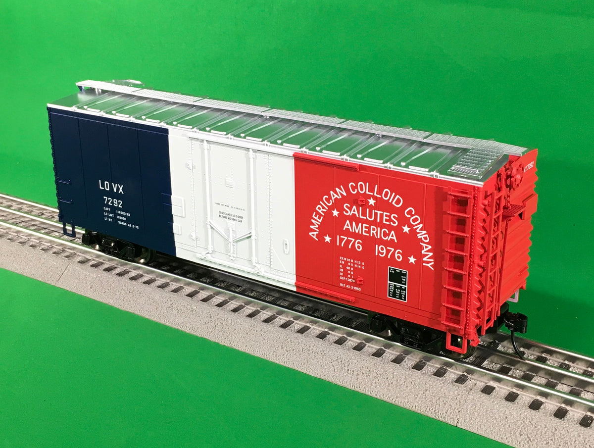Atlas O 2002351 - Trainman - 40' Plug Door Boxcar "American Colloid" (2-Rail)