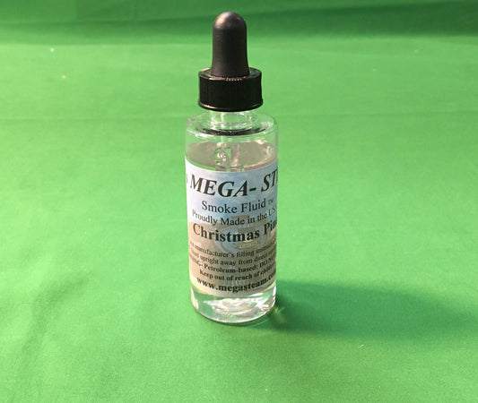 JT's Mega-Steam Smoke Fluid - Christmas Scents - 2 Oz Bottles w/ Dropper - MrMuffin'sTrains