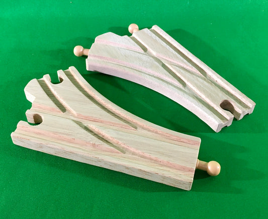 BigJigs BJT107 - Curved Points - MrMuffin'sTrains