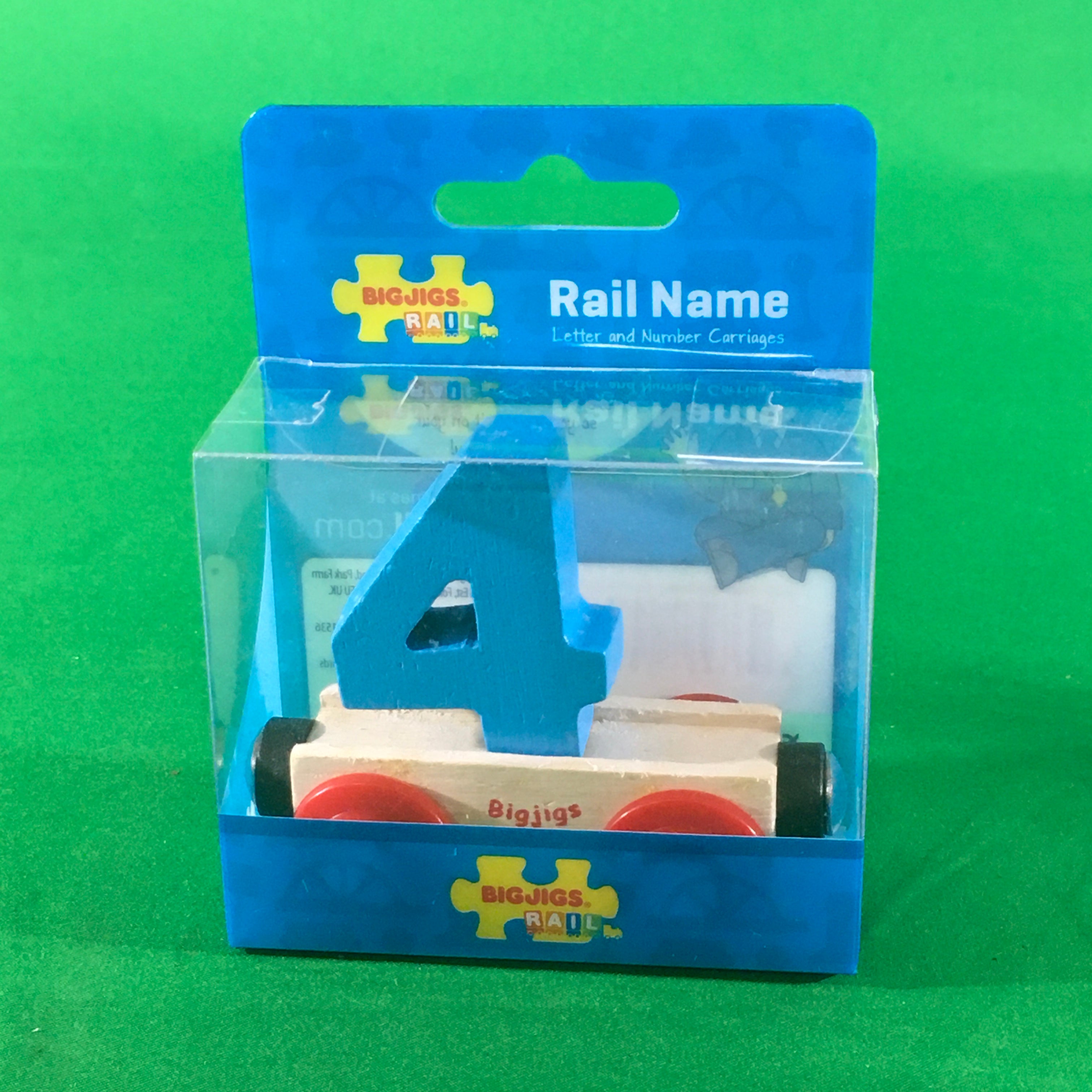 BigJigs BR134 - Rail Name No.4 (Colors Vary)