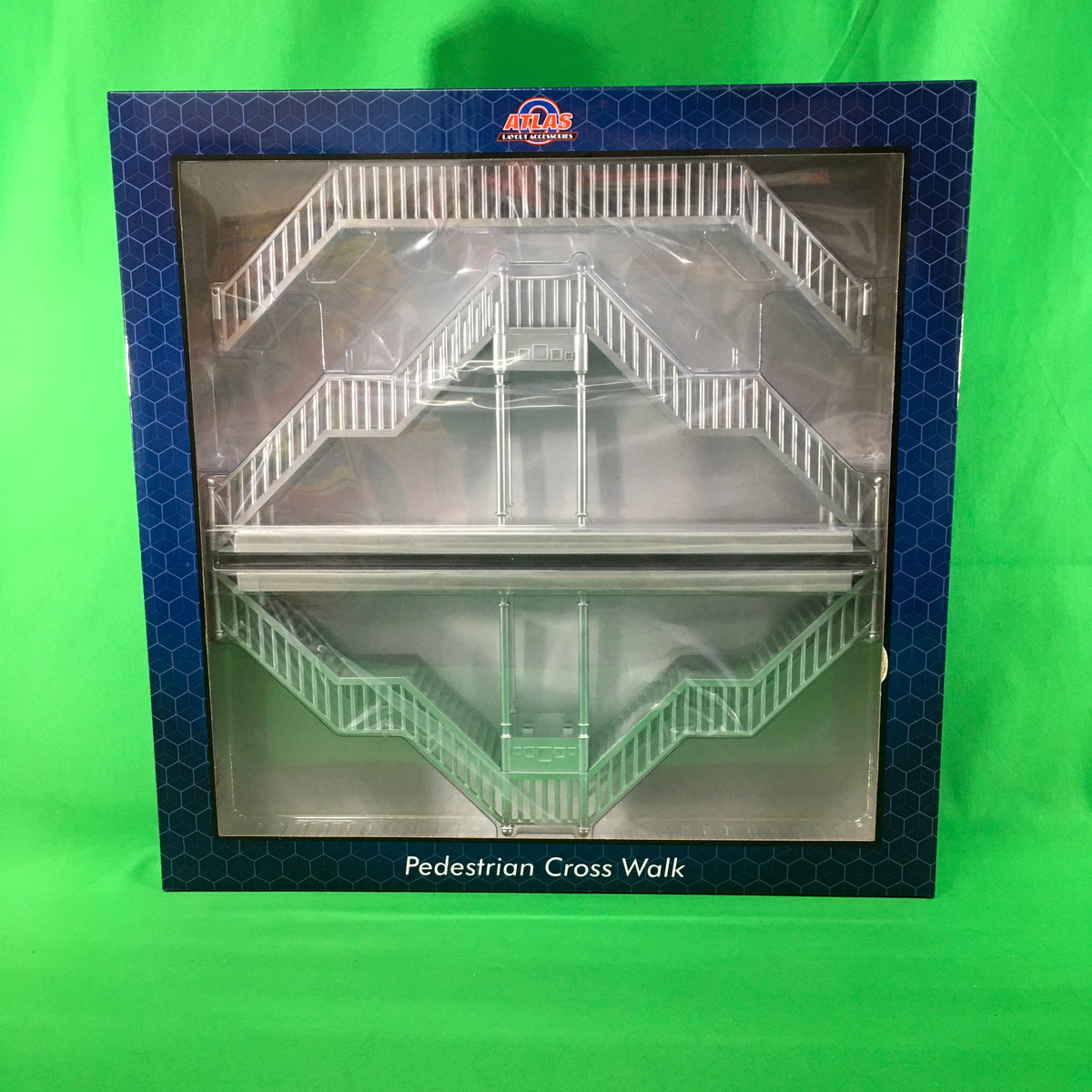 Atlas O 66918-3 - Double Track Pedestrian Crosswalk (Silver) - MrMuffin'sTrains